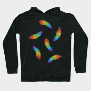 Technicolour Feathers Hoodie